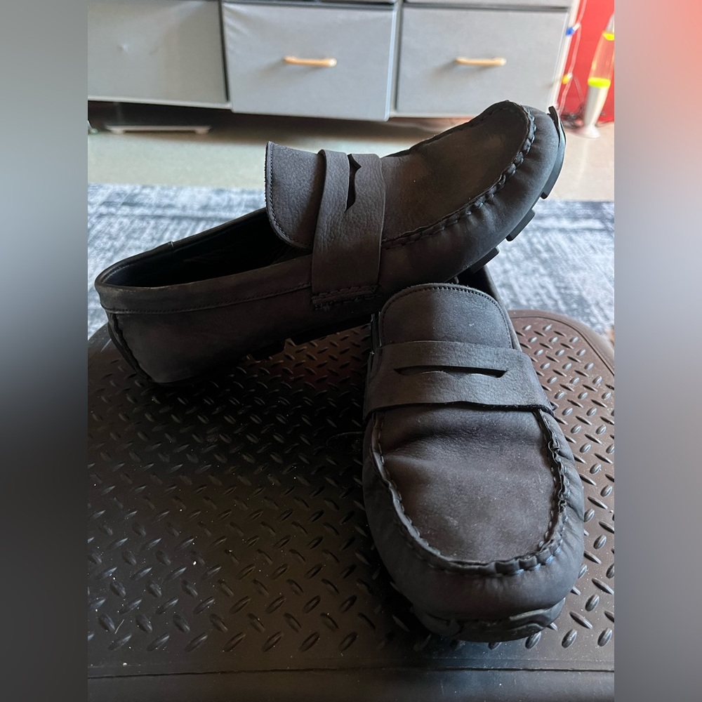 Clarks Charcoal Slip-On Loafers for Men